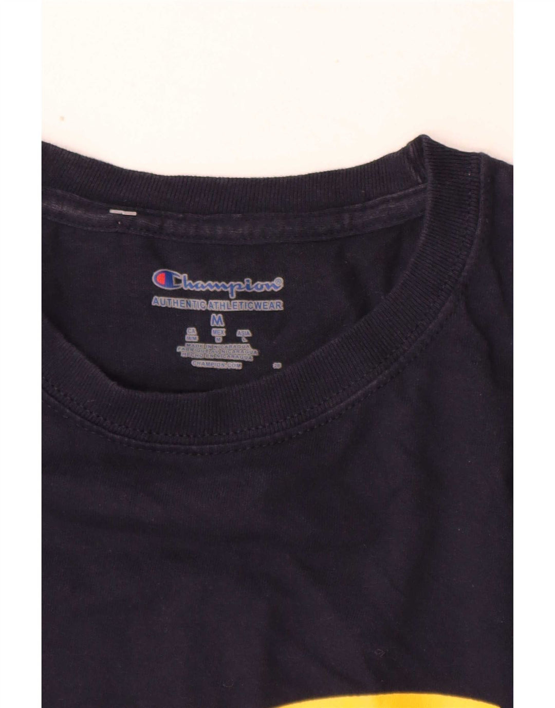 Champion Mens Toledo Rockets Graphic T-shirt Top Medium Navy Blue