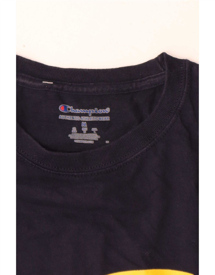 Champion Mens Toledo Rockets Graphic T-shirt Top Medium Navy Blue