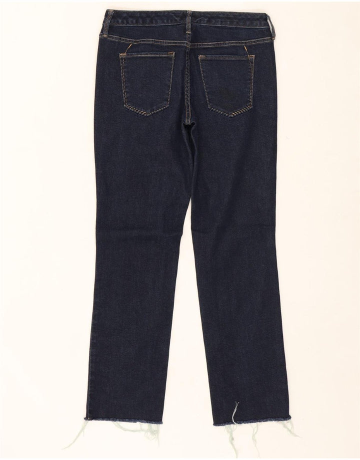 MOSSIMO Womens Super Strech Straight Jeans US 4 Small W27 L28 Navy Blue Vintage Mossimo and Second-Hand Mossimo from Messina Hembry 
