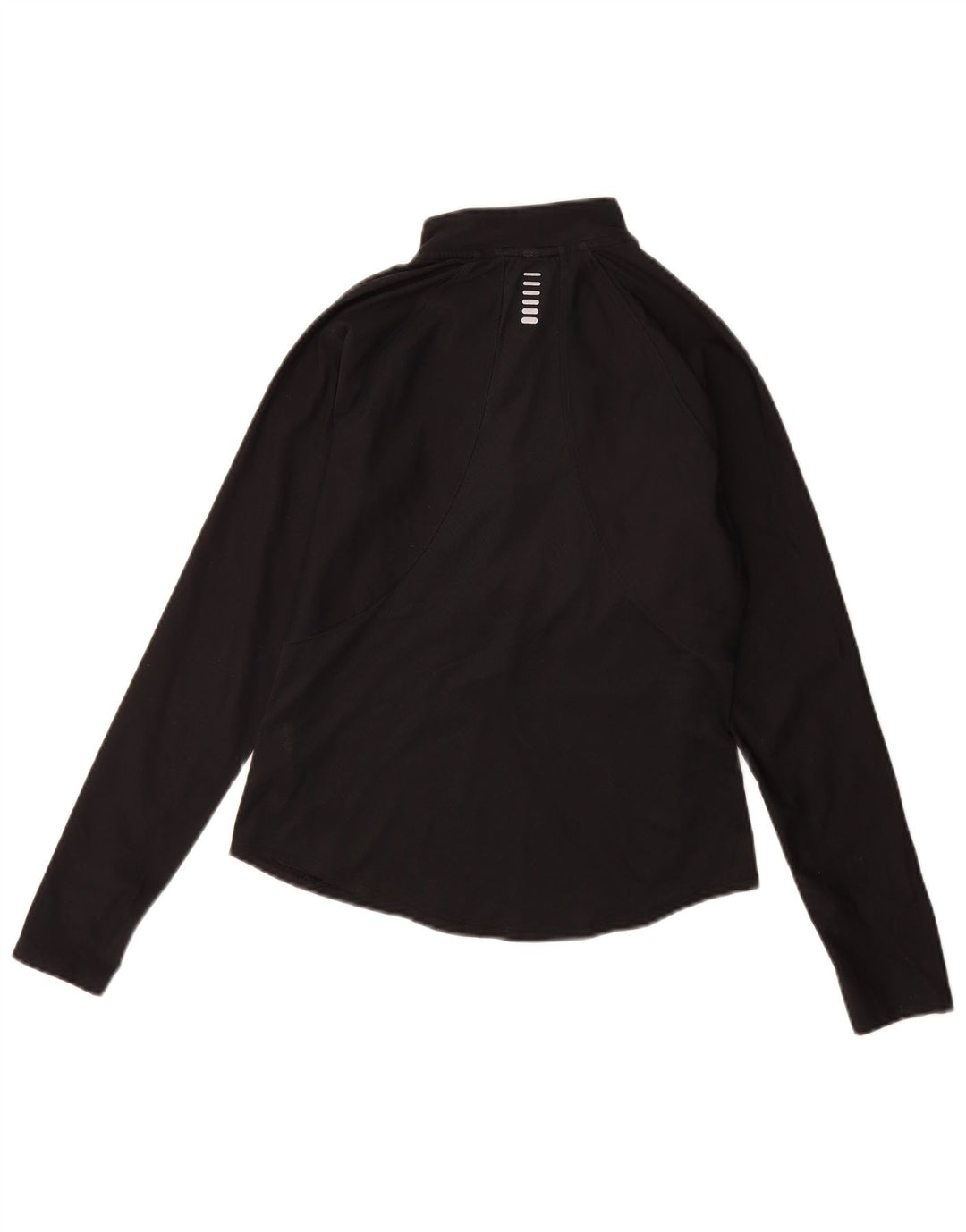 Under Armour γυναικείο θερμαντικό μπλουζάκι μακρυμάνικο UK 10 μικρό μαύρο ελαστομερές