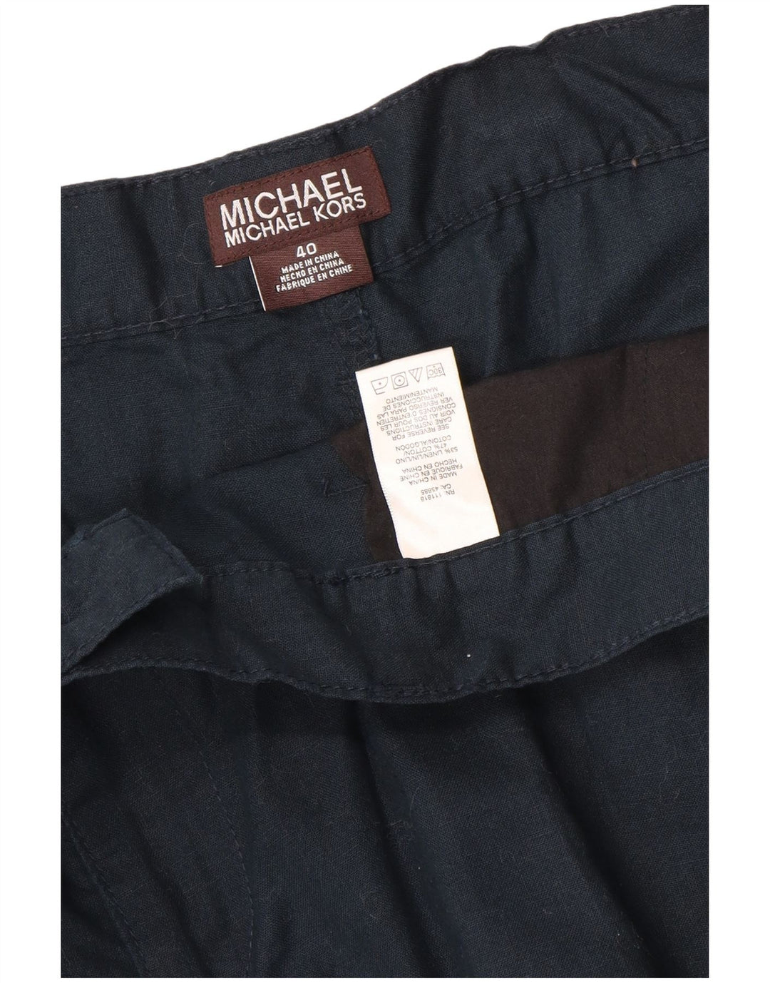 Ανδρικό σορτς Cargo Michael Kors W40 XL Navy Blue λινό