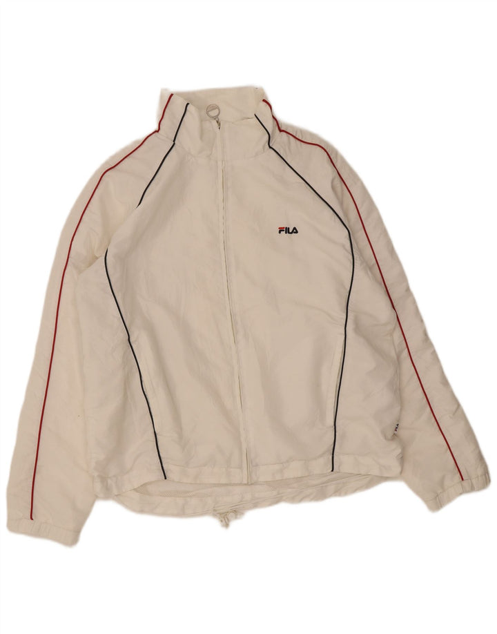 Ανδρική φόρμα Fila Top Jacket XL Λευκός Πολυεστέρας