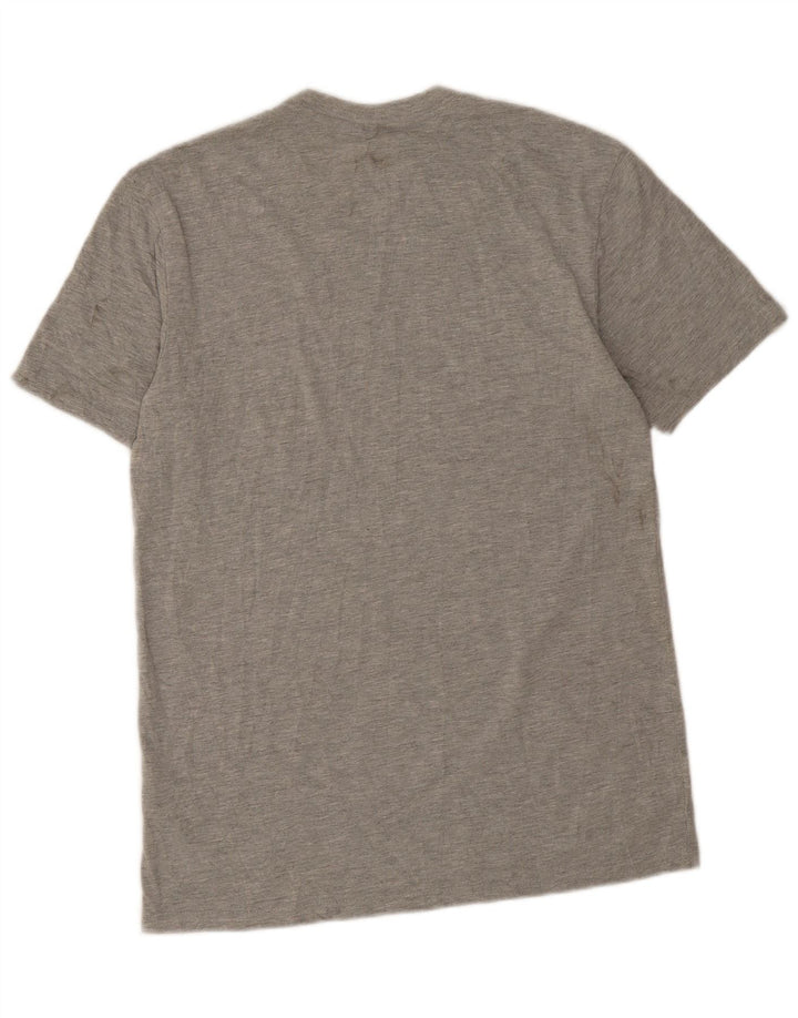 Ανδρικό γραφικό T-Shirt Adidas Top Medium Grey Flecked Polyester