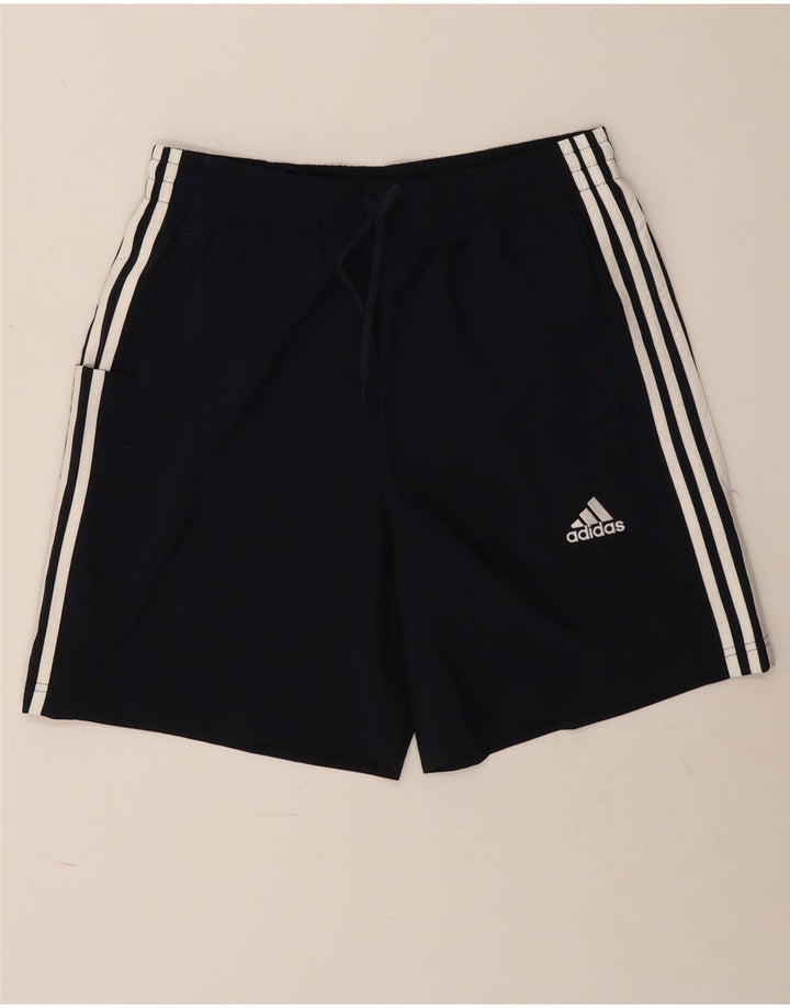 Ανδρικό αθλητικό σορτς Adidas από μεσαίο μπλε ναυτικό πολυεστέρα