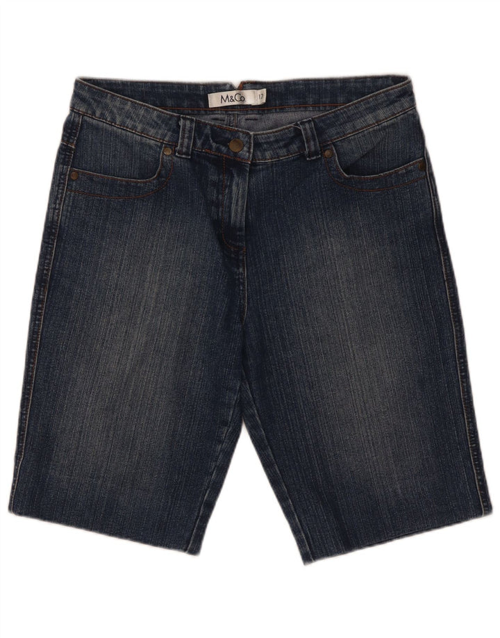 M&Co Γυναικείο τζιν σορτς UK 12 Medium W32 Μπλε βαμβακερό