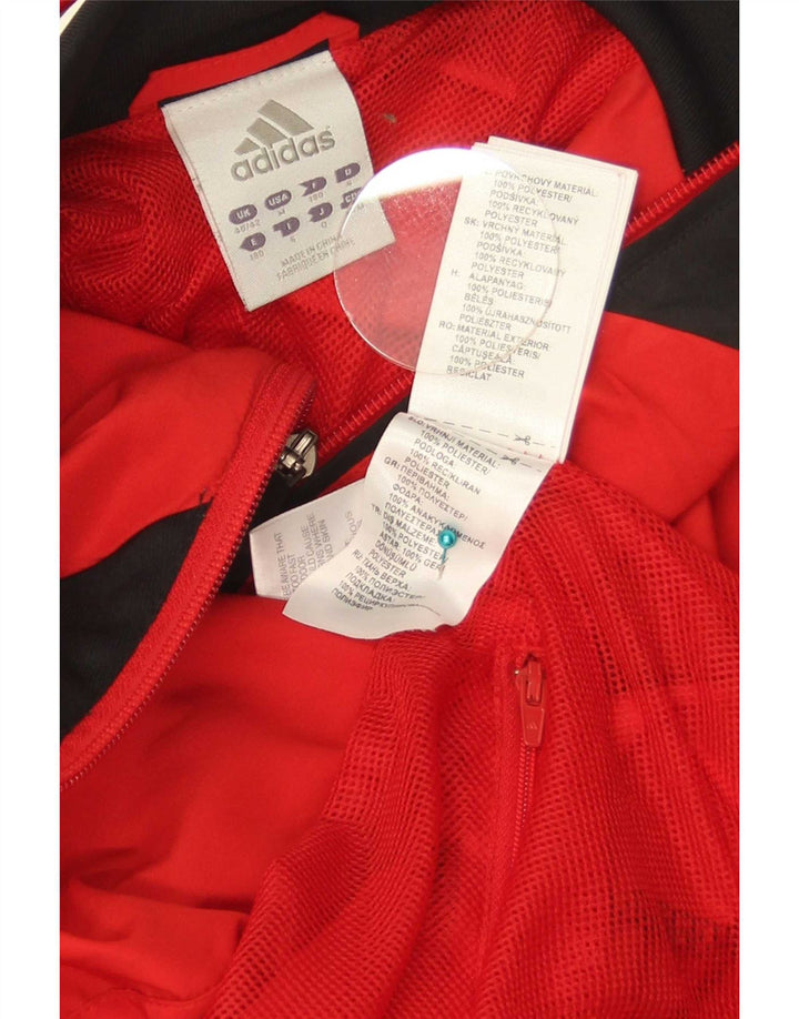 Ανδρική φόρμα γυμναστικής Adidas Top Jacket UK 40/42 Medium Red Colourblock
