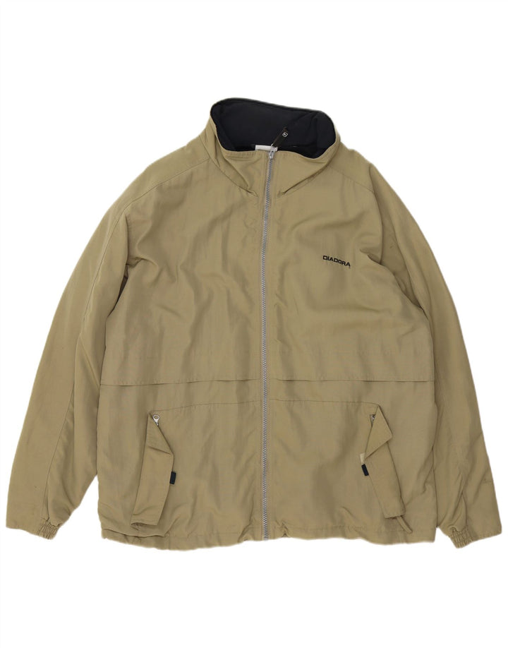 DIADORA Ανδρικό μπουφάν βροχής Loose Fit UK 38 Medium Khaki Polyamide