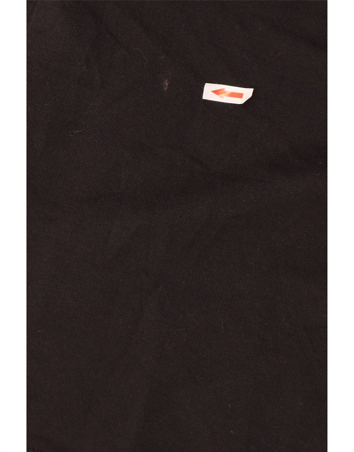 Champion Ανδρικό γραφικό φούτερ Jumper Μικρό Μαύρο Πολυεστέρα