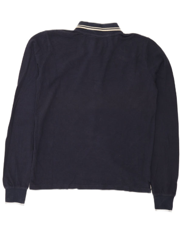 North Sails Boys μακρυμάνικο μπλουζάκι πόλο 15-16 ετών Navy Blue βαμβακερό