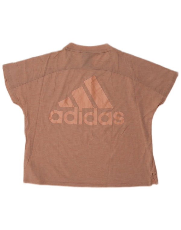 Γυναικείο γραφικό μπλουζάκι Adidas Top UK 4/6 XS Pink