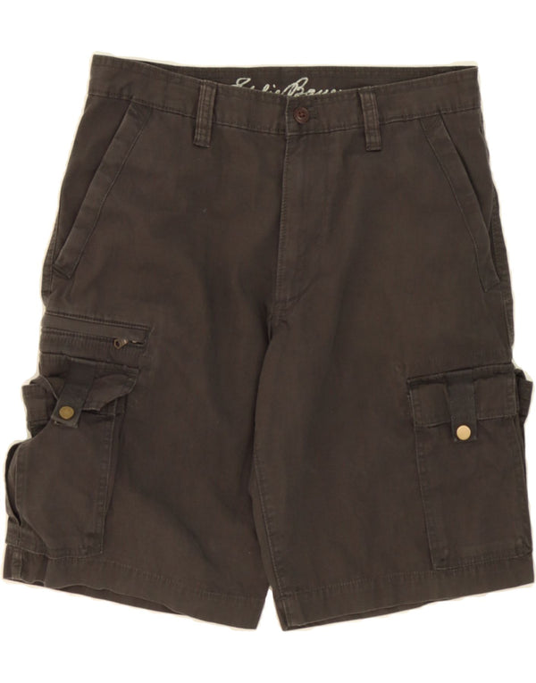 EDDIE BAUER Mens Cargo Shorts W32 Medium Grey Cotton