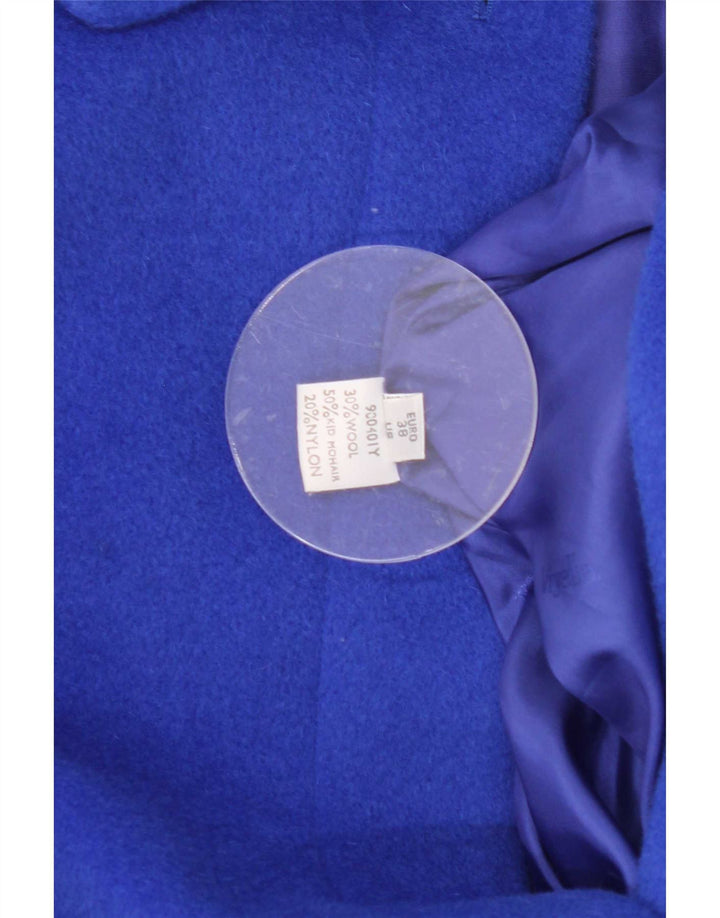 Viyella Γυναικείο Oversized Πανωφόρι UK 12 Medium Blue Mohair
