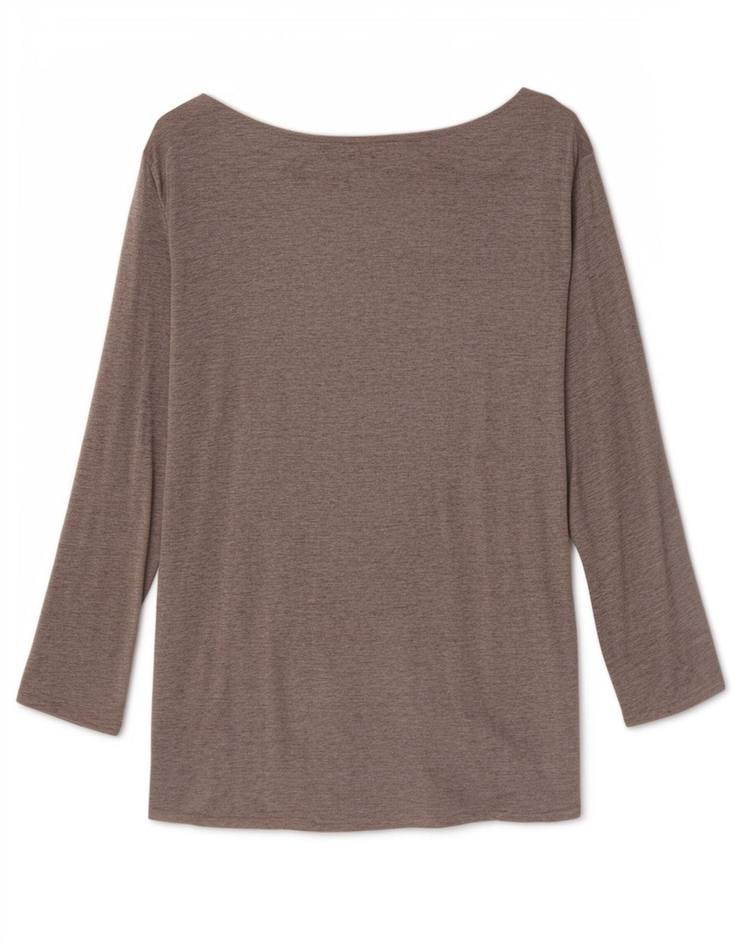 Massimo Dutti γυναικείο τοπ 3/4 μανίκια UK 12 μεσαία γκρι βισκόζη