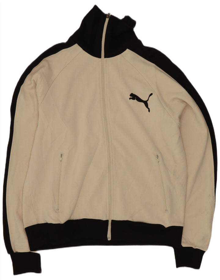 Ανδρική φόρμα Puma Top Jacket Μεγάλο Μπεζ Χρώμα Πολυεστέρας