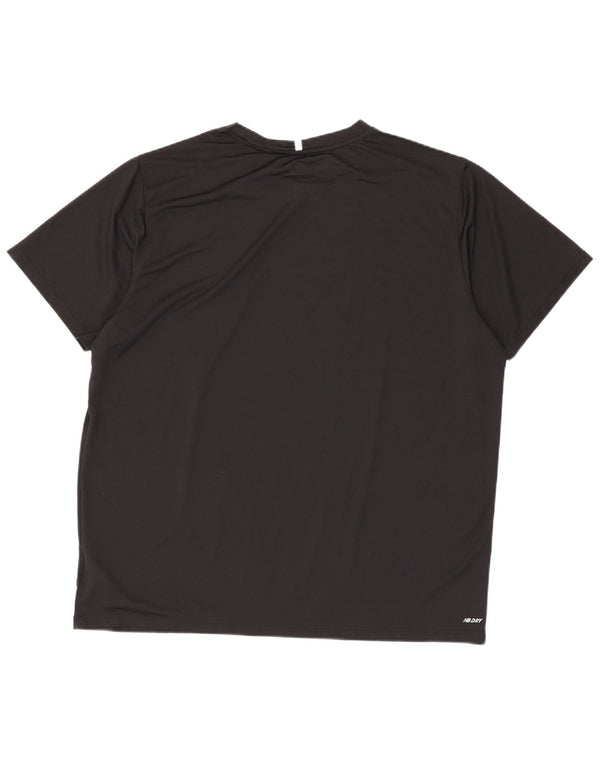 Ανδρικό T-Shirt New Balance Top 2XL μαύρο πολυεστέρα