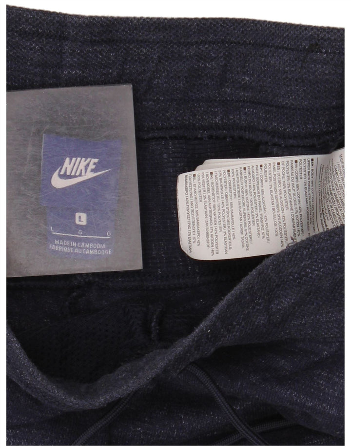 Ανδρική αθλητική φόρμα Nike Παντελόνι μεγάλου μπλε ναυτικό βαμβακερό