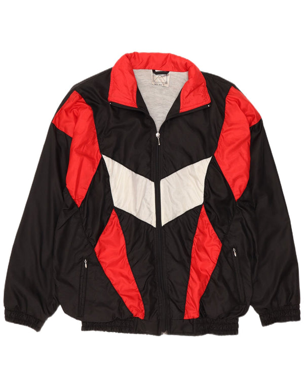 Ανδρική φόρμα Vintage Loose Fit Top Jacket Μεσαίο Μαύρο Colourblock Sports