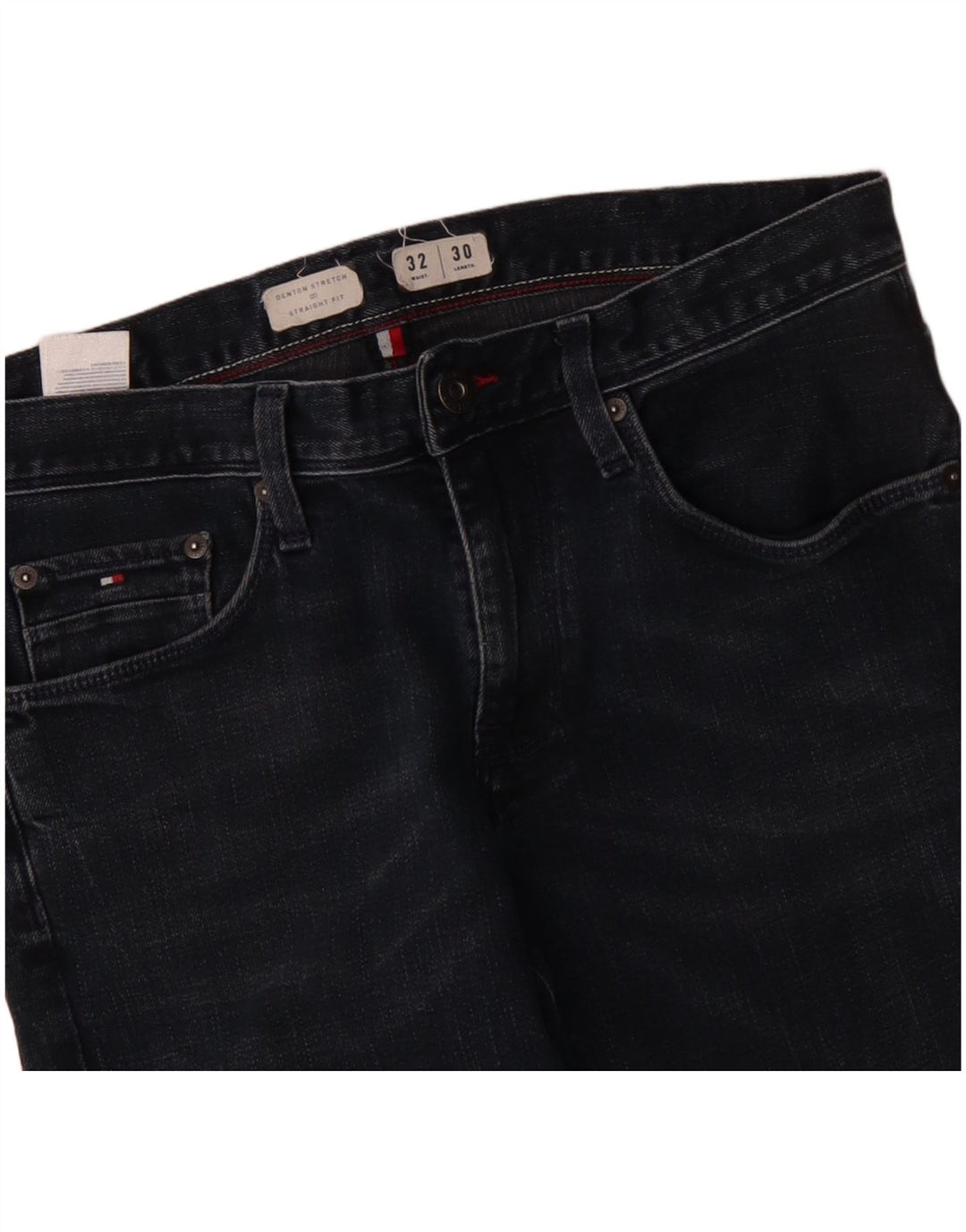 TOMMY HILFIGER Γυναικεία Denton Straight Jeans W32 L30 Navy Blue Cotton