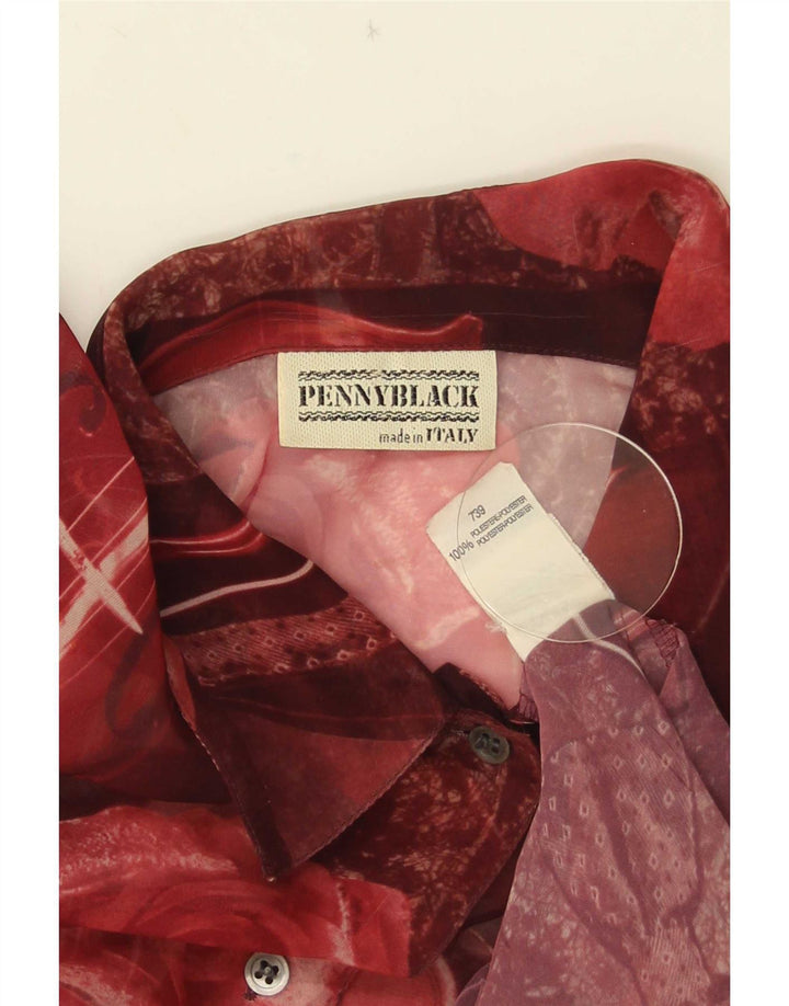 Γυναικείο πουκάμισο Penny Black Μπλούζα UK 8 Small Red Floral Polyester