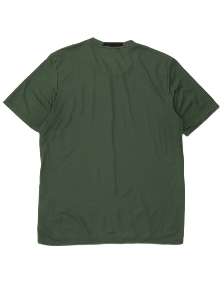 Adidas Ανδρικό T-Shirt Aeroready Τοπ μεσαίο πράσινο πολυεστέρας
