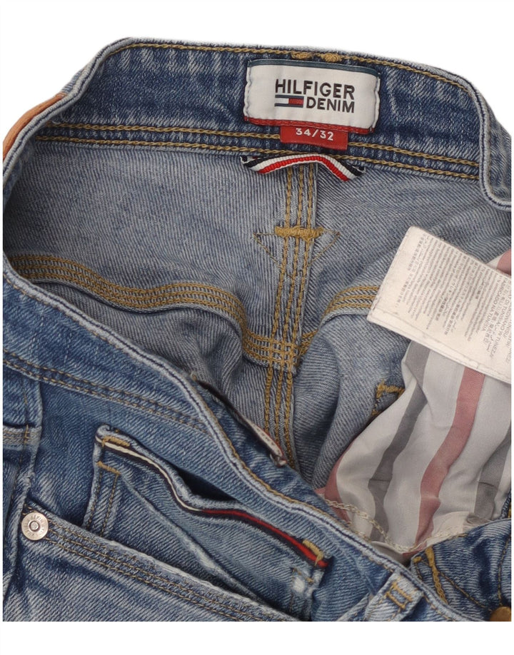 Γυναικείο τζιν μποτάκι TOMMY HILFIGER W34 L32 Μπλε βαμβακερό