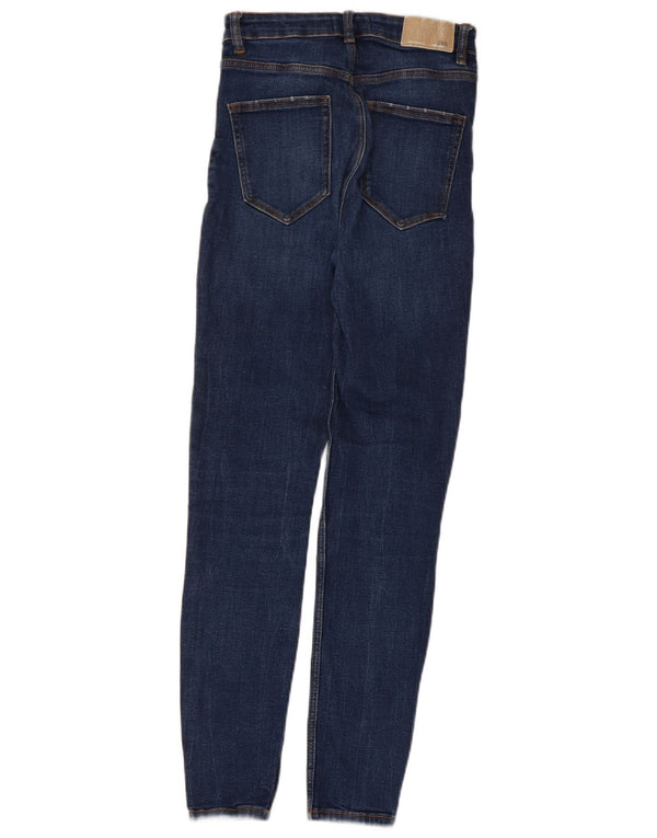 Zara Γυναικείο Skinny Jeans EU 36 XS W26 L27 Navy Blue