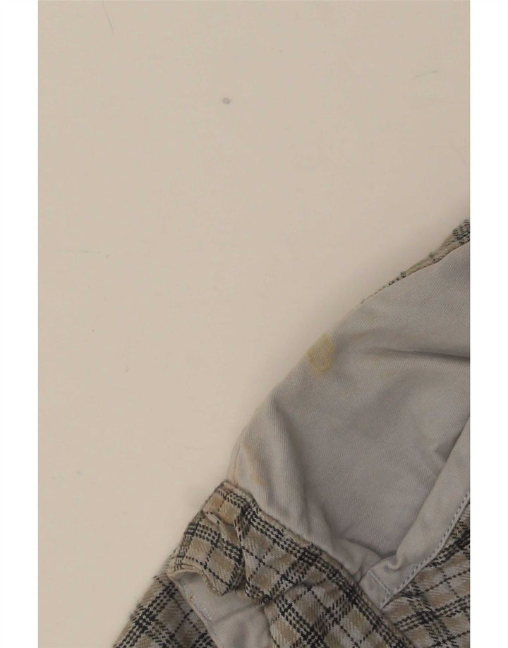 Think Pink Ανδρικό ίσιο παντελόνι Chino Large W36 L32 Grey Check