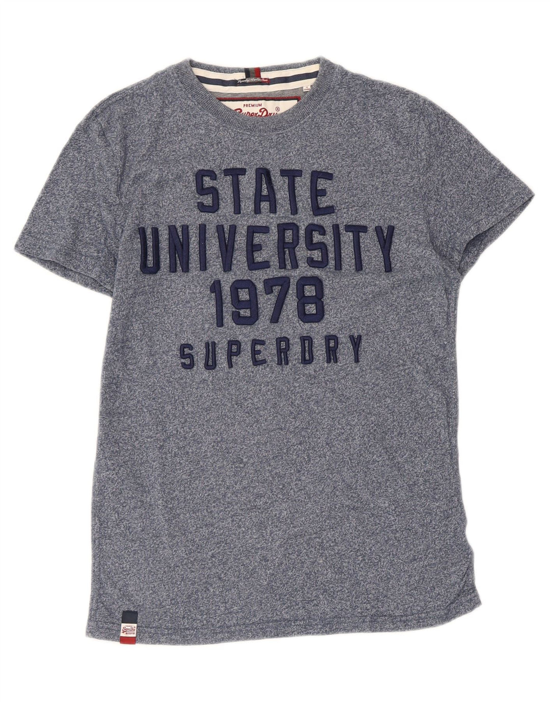 Ανδρικό γραφικό μπλουζάκι Superdry Top Medium Blue Flecked