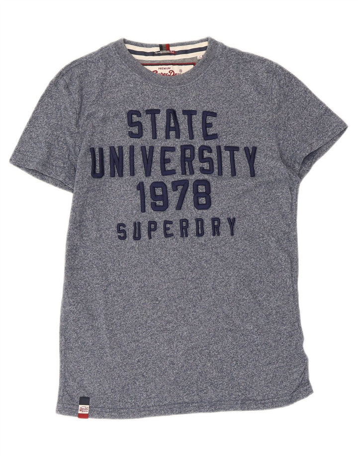 Ανδρικό γραφικό μπλουζάκι Superdry Top Medium Blue Flecked