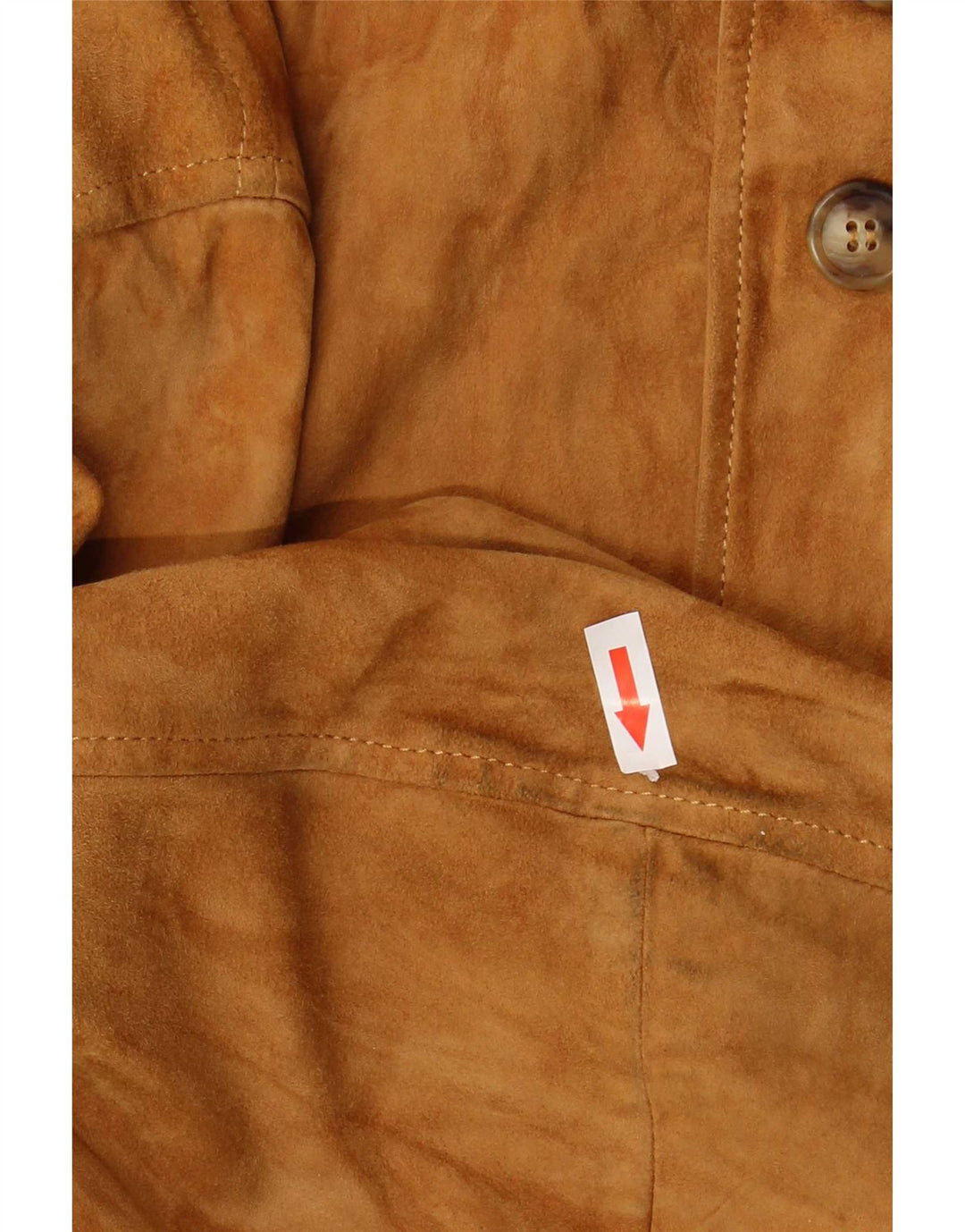 Vintage Ανδρικό Suede Bomber Jacket UK 42 XL Brown