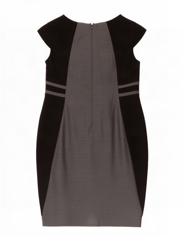 Γυναικείο φόρεμα με θήκη Marks & Spencer UK 14 Medium Grey Colourblock Polyester