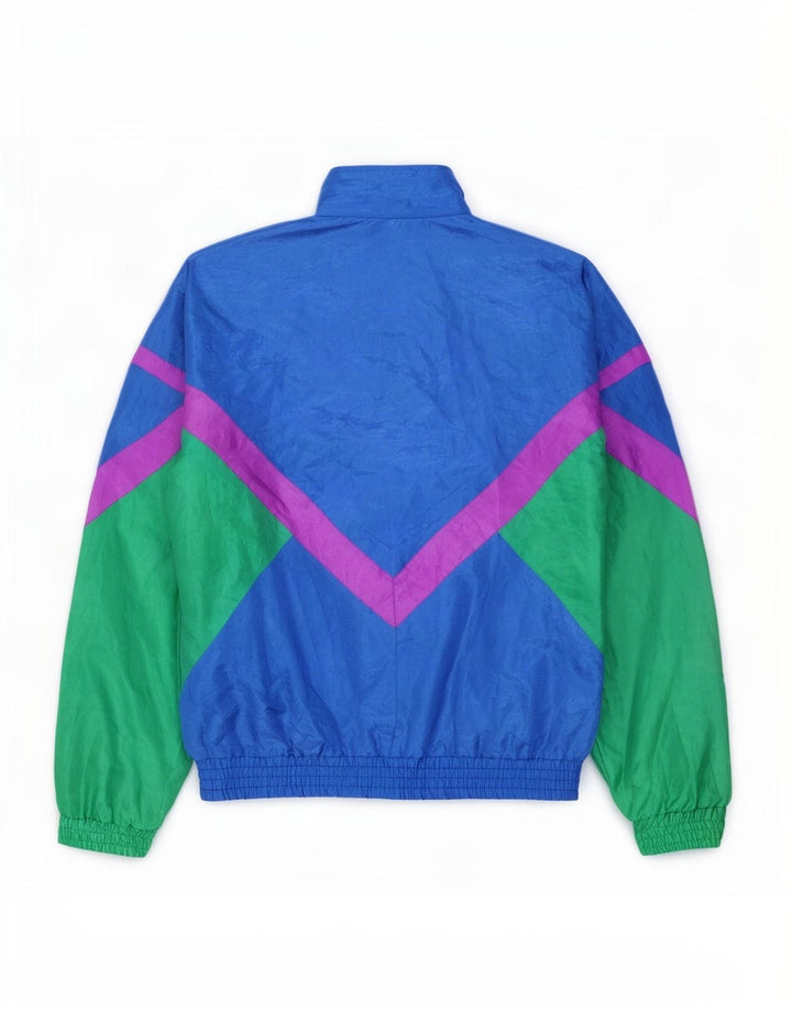 Δημιουργία ανδρική φόρμα γραφικών Top Jacket 2XL Blue Colorblock Nylon