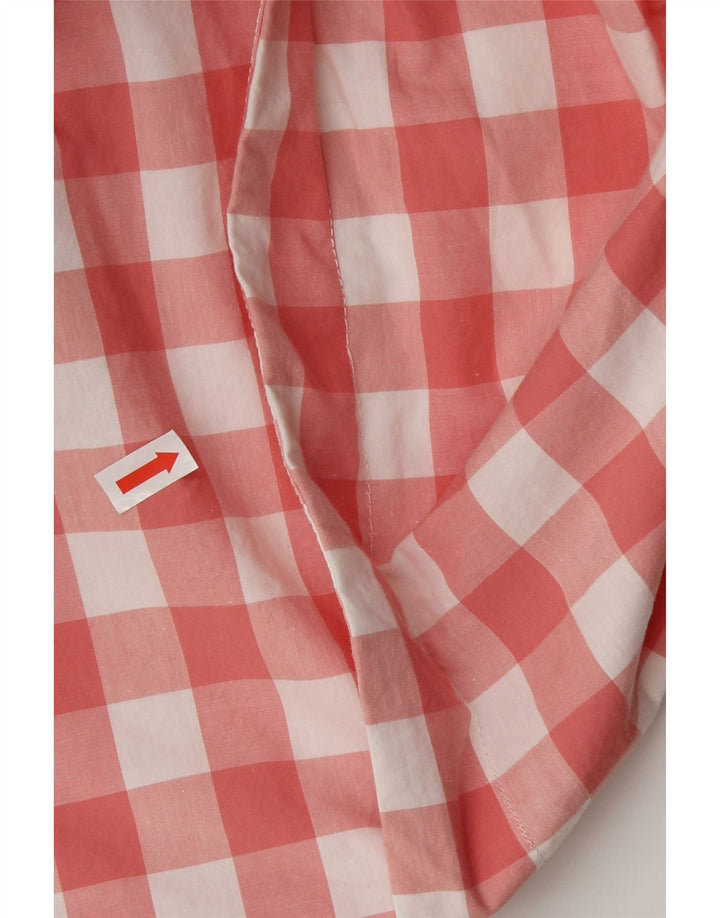 J. CREW Mens Shirt Large Pink Check Cotton Vintage J. Crew and Second-Hand J. Crew from Messina Hembry 