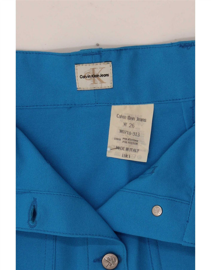 Γυναικεία Μίνι Φούστα Calvin Klein W26 Small Blue Polyester