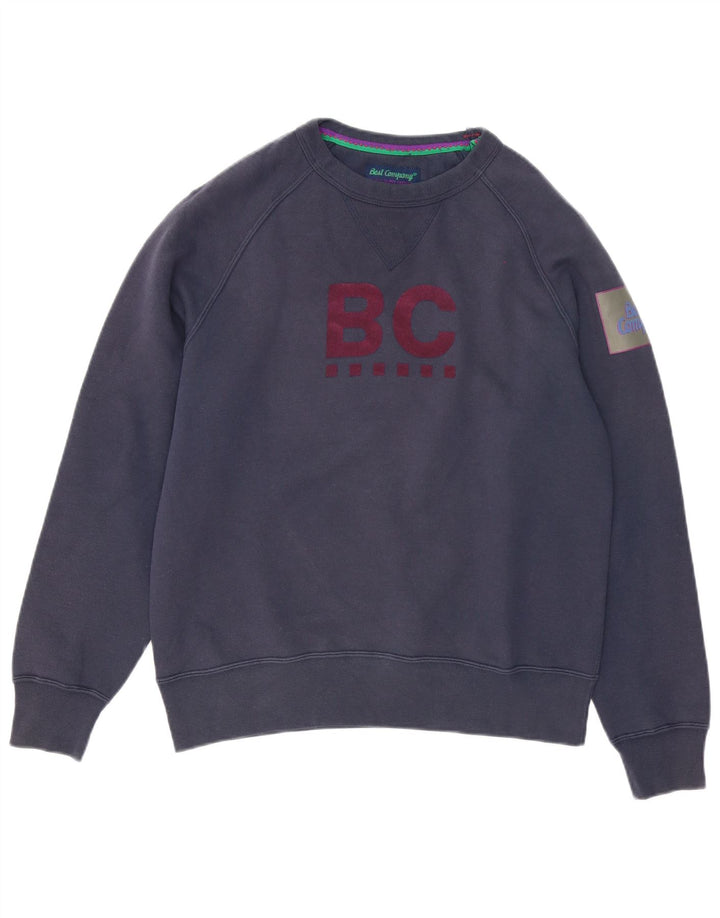 Καλύτερο εταιρικό ανδρικό γραφικό φούτερ Jumper Medium Navy Blue Polyester