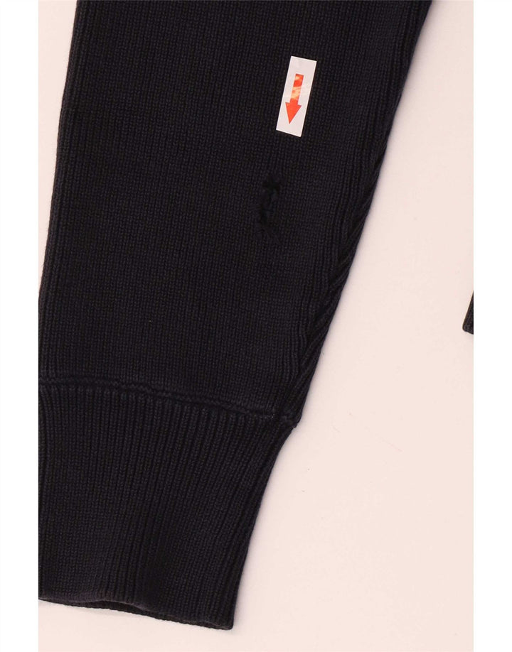 Ανδρικό πουλόβερ ζακέτα Sun68 Small Navy Blue Βαμβακερό
