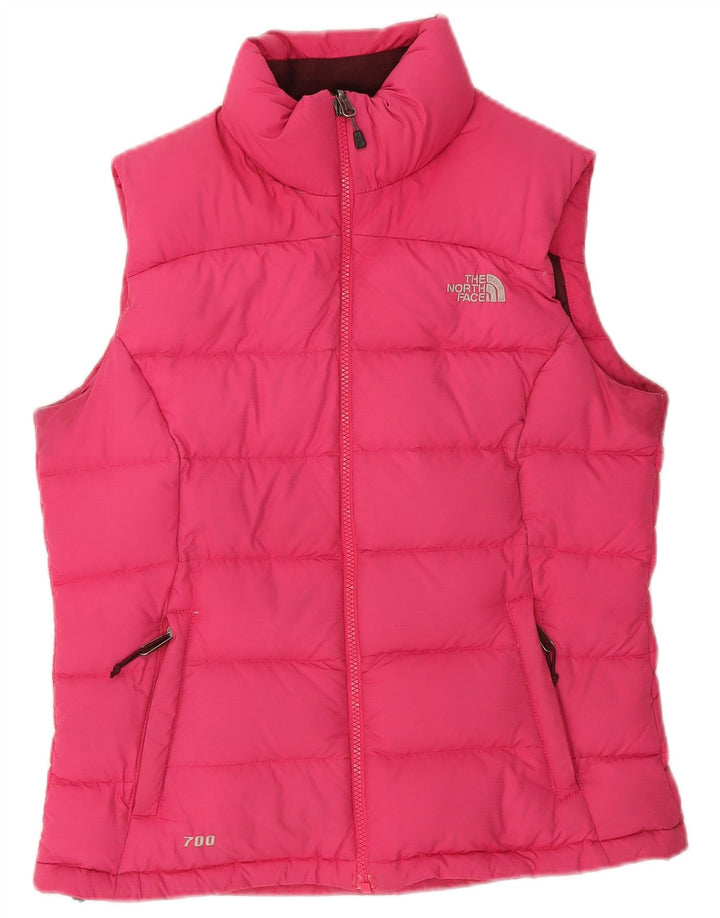 The North Face Γυναικεία padded Gilet UK 10 Small Pink Polyester