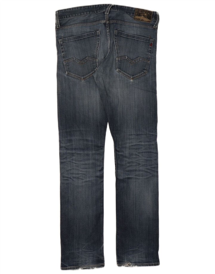 Replay Ανδρικό Slim Jeans W32 L32 Blue Cotton