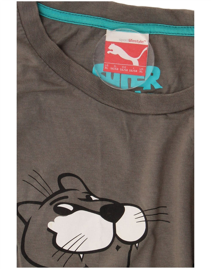 Ανδρικό γραφικό T-Shirt PUMA Top XL Γκρι