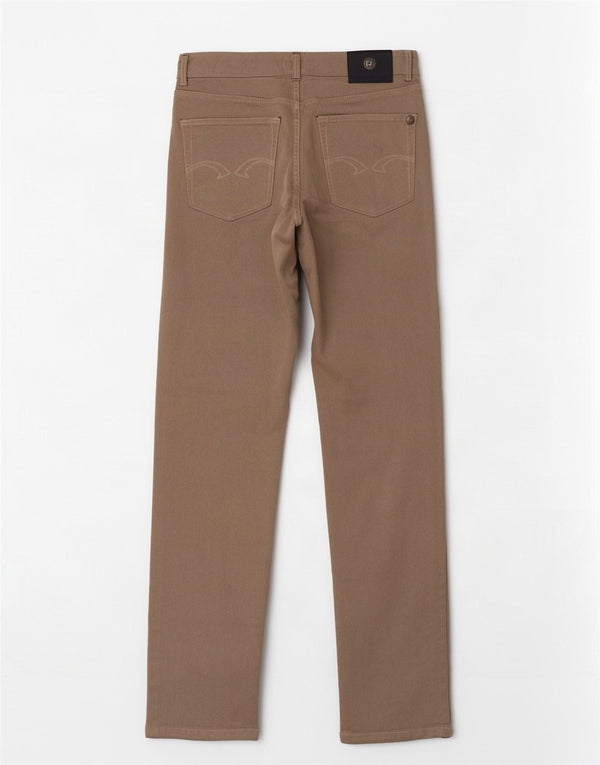 Ανδρικό τζιν Trussardi ίσιο W31 L33 Γκρι βαμβακερό