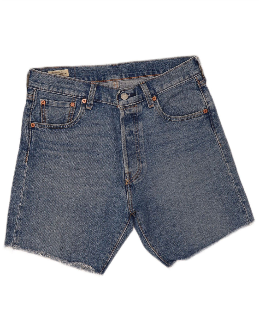 Ανδρικό τζιν σορτς Levi's 501 W30 μεσαίο μπλε βαμβακερό
