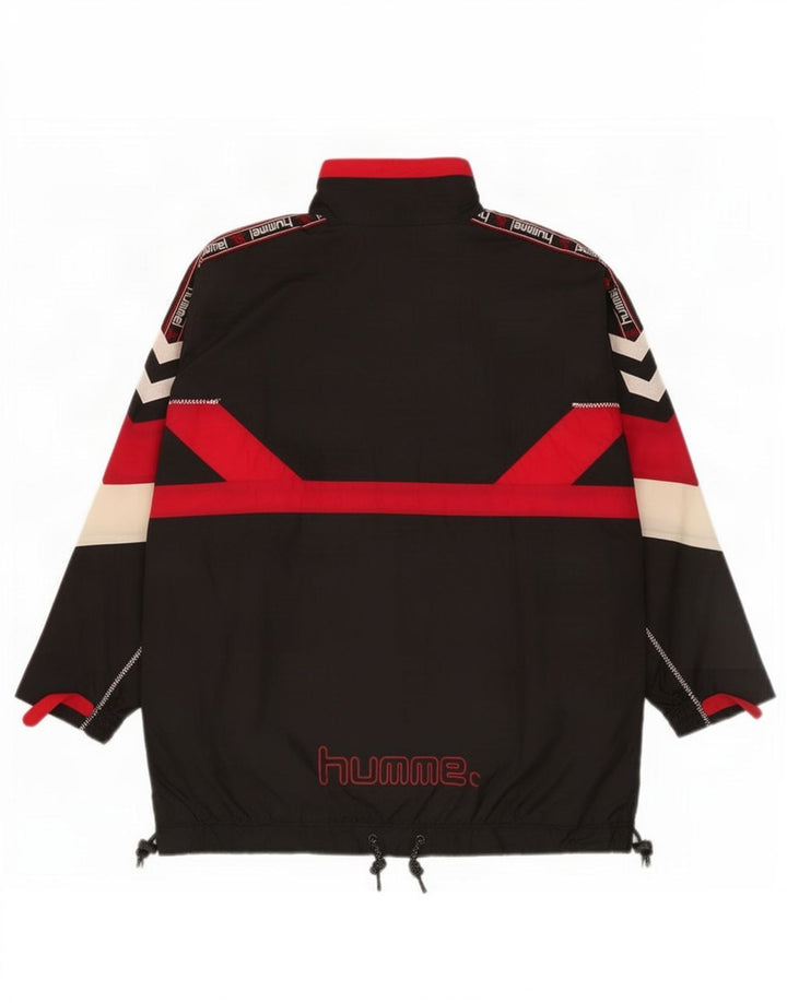 Ανδρική φόρμα πουλόβερ Hummel Top Jacket μεσαίο μαύρο Colourblock Sports