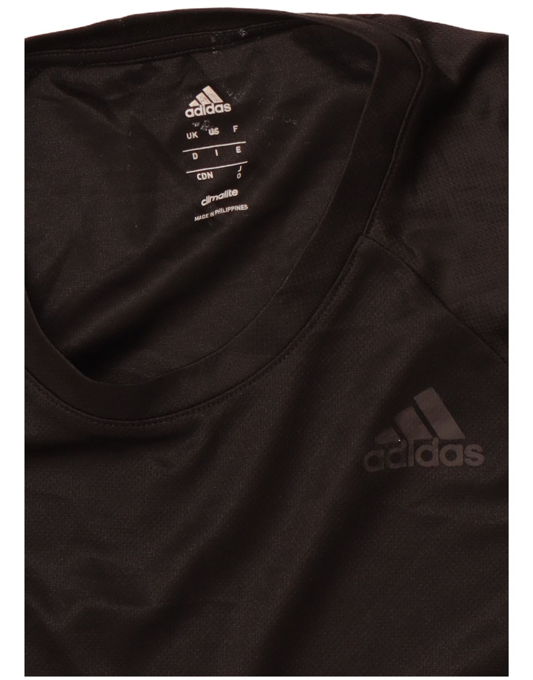 Ανδρικό T-Shirt Climalite ADIDAS Top Medium Black Polyester Sports