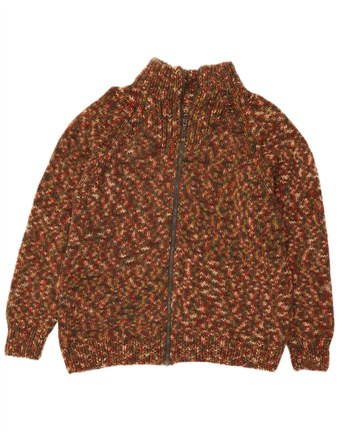 Vintage Ανδρικό Ζακέτα πουλόβερ Μεσαίο Πολύχρωμο Flecked