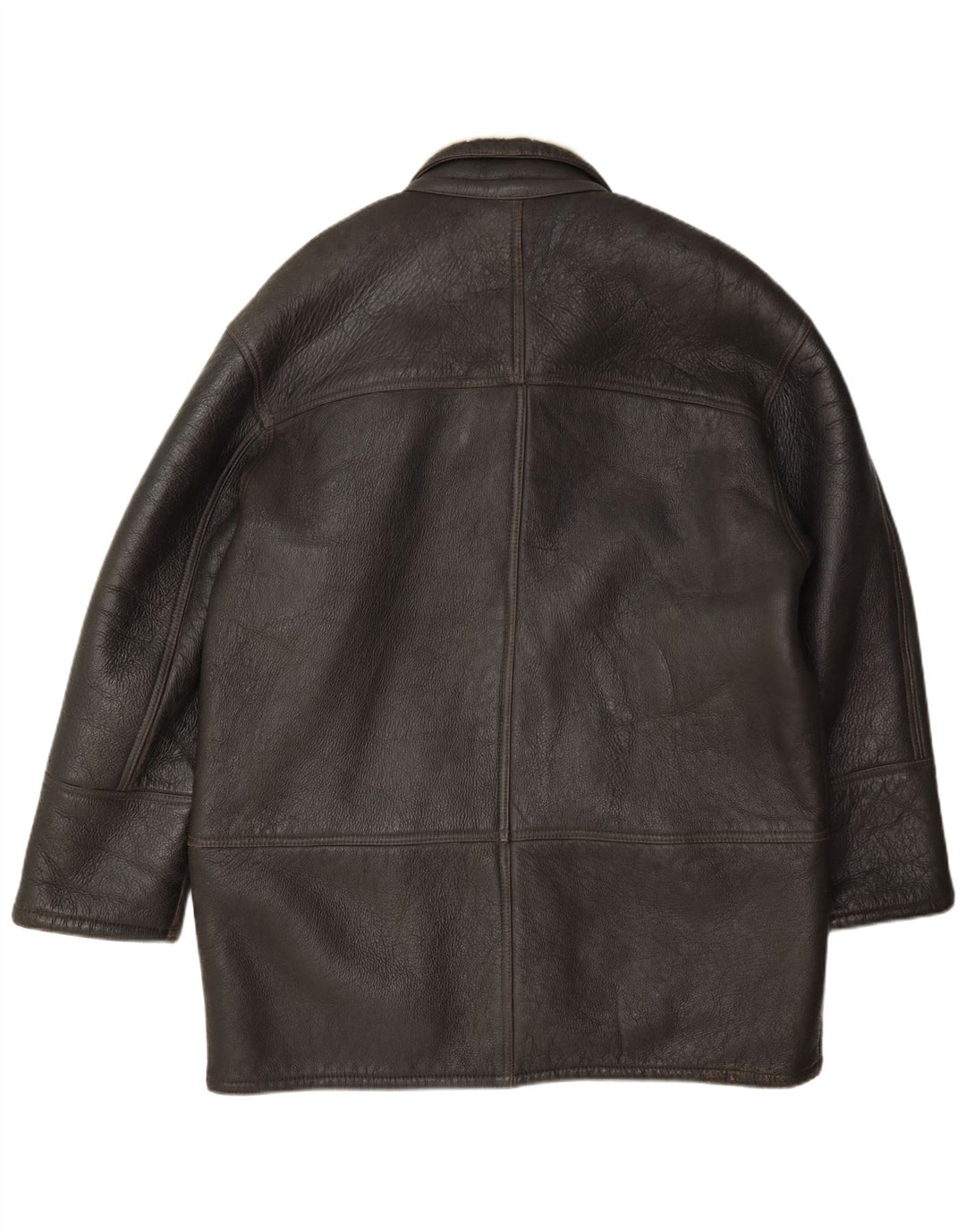 Vintage Ανδρικό Σακάκι Shearling Μέγεθος 52 XL Καφέ