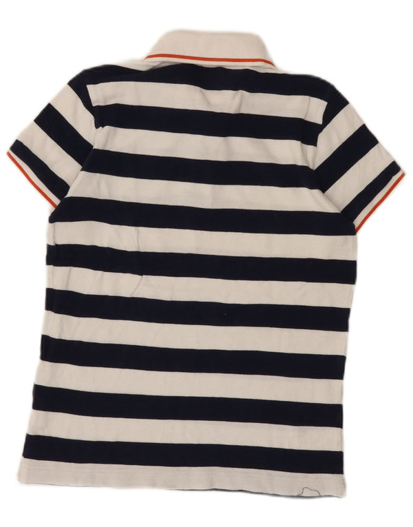 Μπλουζάκι πόλο Benetton για αγόρια 10-11 ετών XL Navy Blue ριγέ βαμβακερό