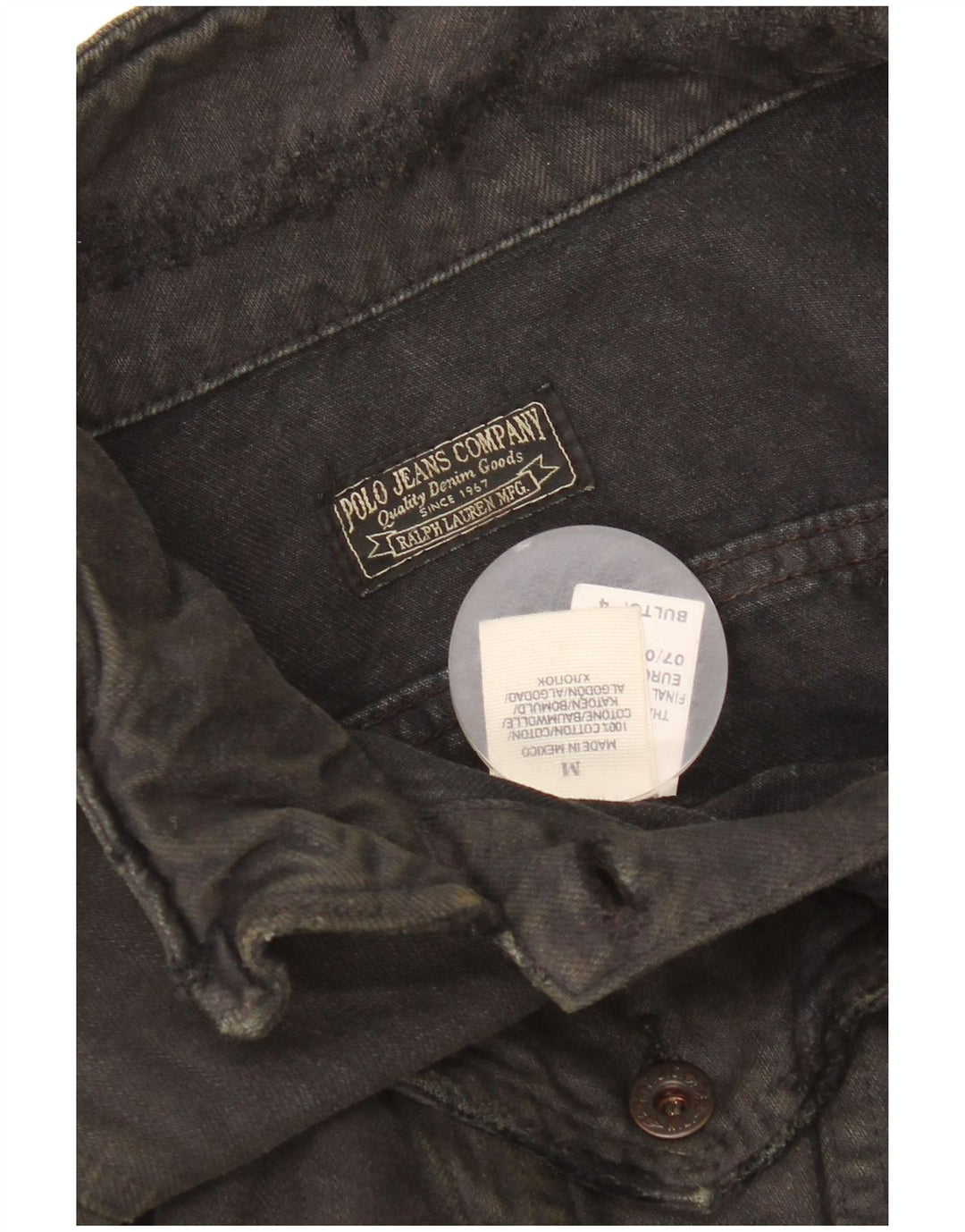 Polo Ralph Lauren Γυναικείο τζιν μπουφάν UK 14 Medium Black