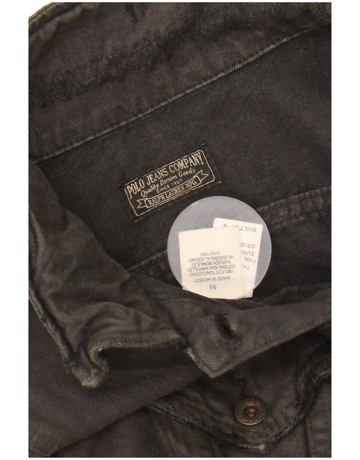 Polo Ralph Lauren Γυναικείο τζιν μπουφάν UK 14 Medium Black