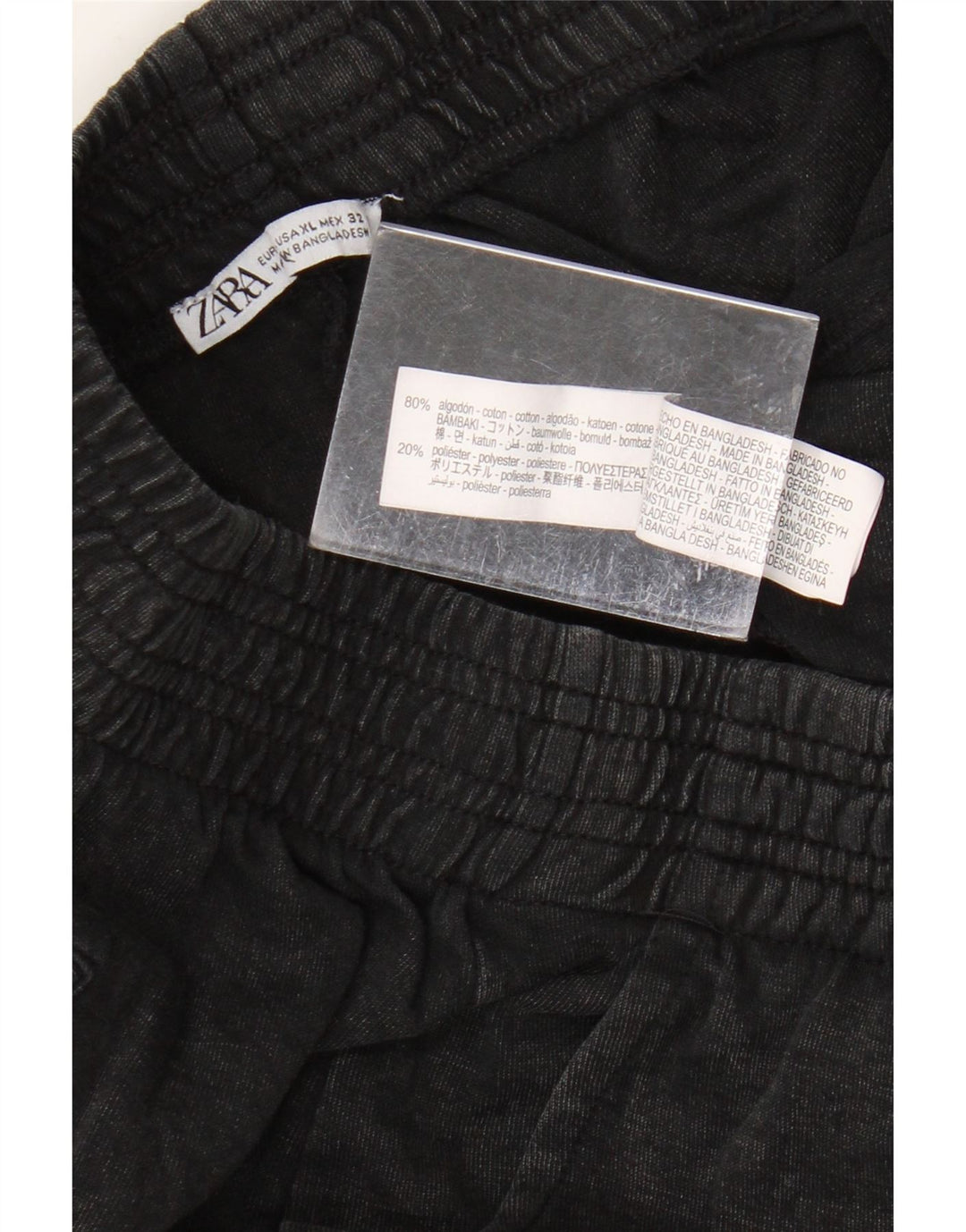 ZARA Mens Tracksuit Trousers XL  Grey Cotton