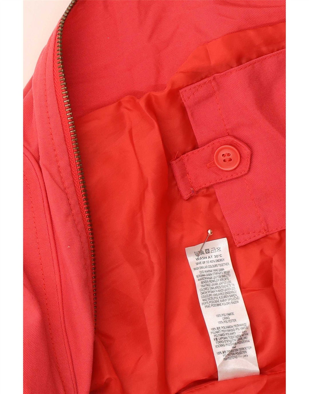 Marks & Spencer Womens Utility Jacket UK 16 Large Red Polyamide